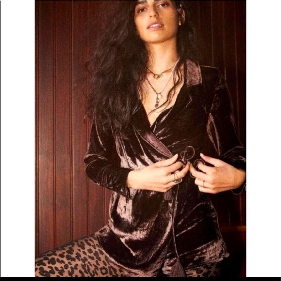 Free People Viola Veltet Romper - Picture 2 of 10